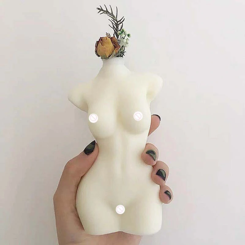 Creative Home Decoration Handmade Aromatherapy Candles Variety of Body Art Plaster Decorative Silicone Molds