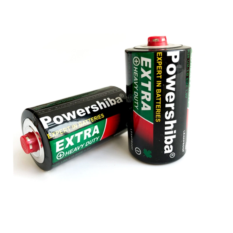 Heavy Duty 280mins No. 1 R20 1.5V Primary Carbon Zinc Dry Battery