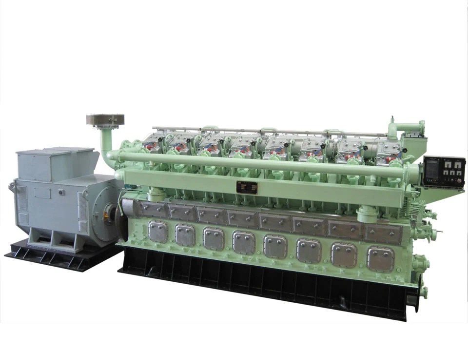 300 Series 800kw Low Speed Wood Gas Generator Set High Efficiency