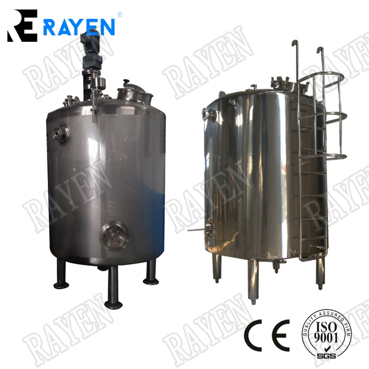 SUS304 Stainless Steel Industrial Tank Heated Mixing Vessel