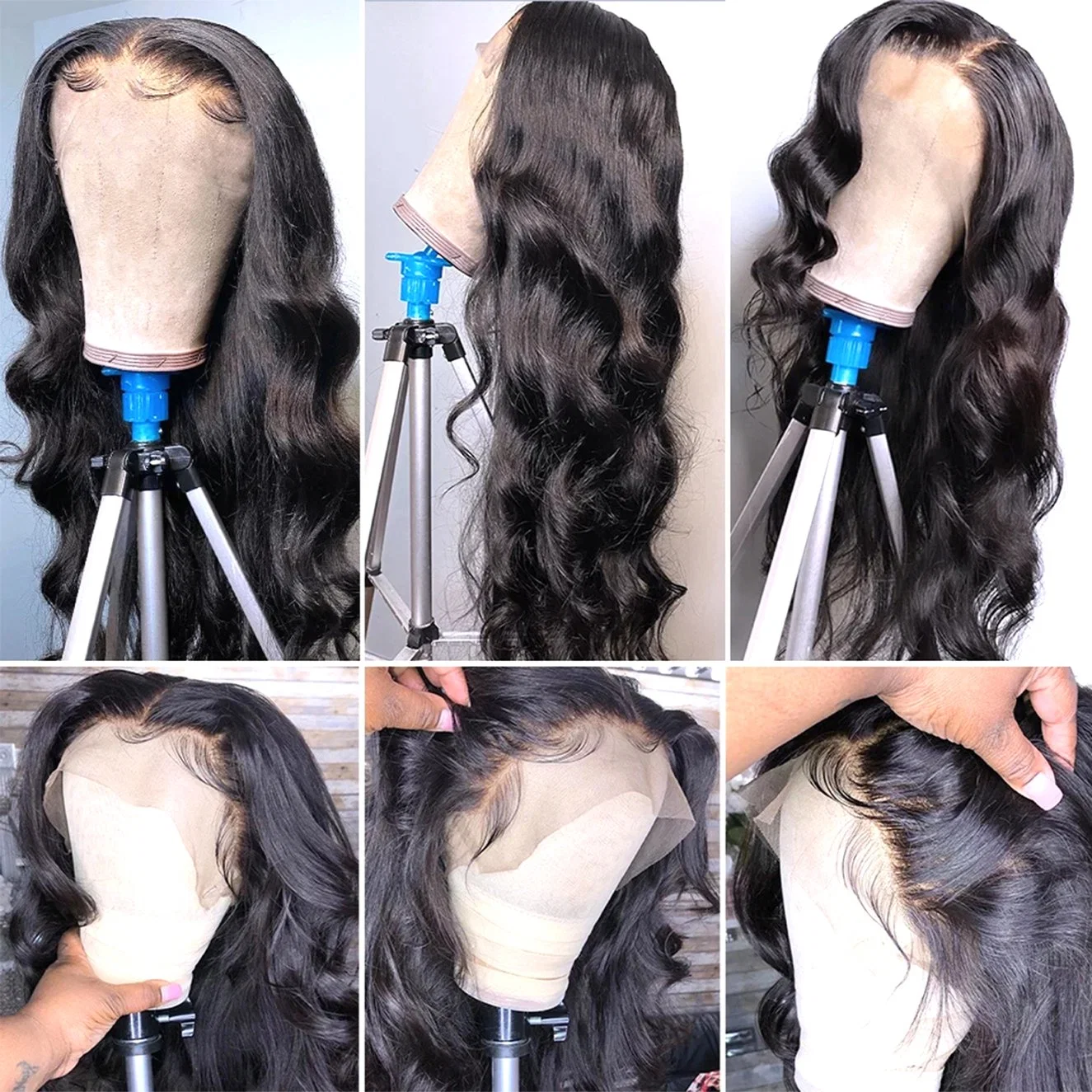 Full Lace Wig Frontal Lace Wig Human Hair Wig 180% Density Lace Wigs