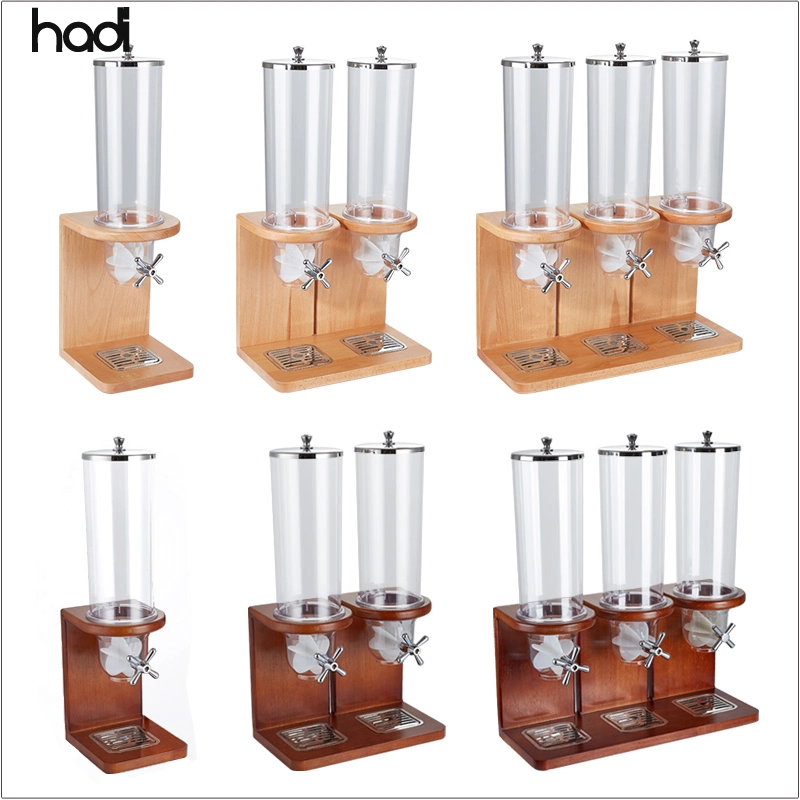 Wholesale/Supplier Restaurant Supplies Buffet Cereal Dispenser Acrylic Food Dispenser Cereal Dispenser Bulk Cereal Food Sealed Dispenser Container