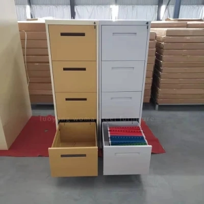 Usine chinoise de mobilier de bureau en métal Armoire de rangement verticale avec tiroir pour classeur de bureau.