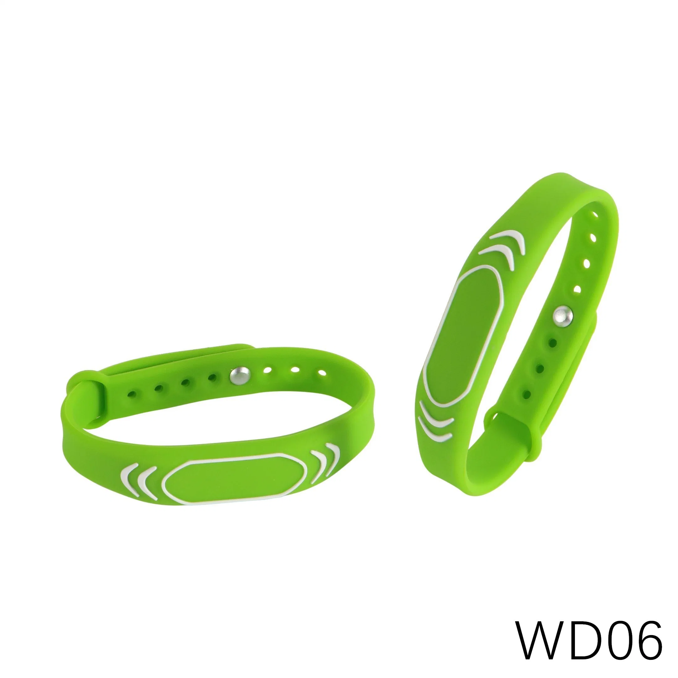 RFID Slim Adjustable Silicone Wristband