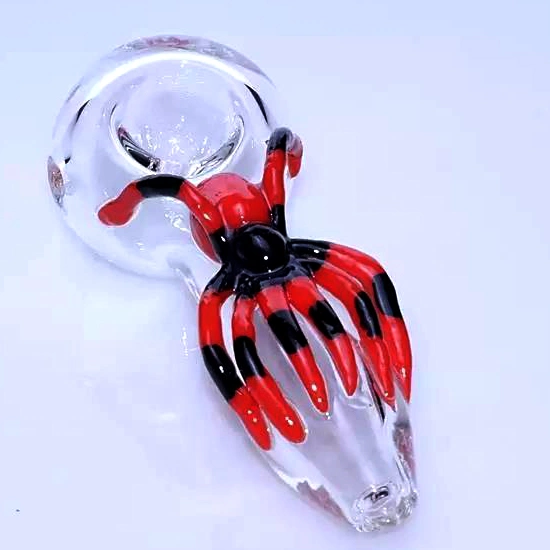 Factory Wholesale/Supplier 3D Animal Modeling Glass Smoking Hand Pipe Glass Tobacco Spoon Pipe