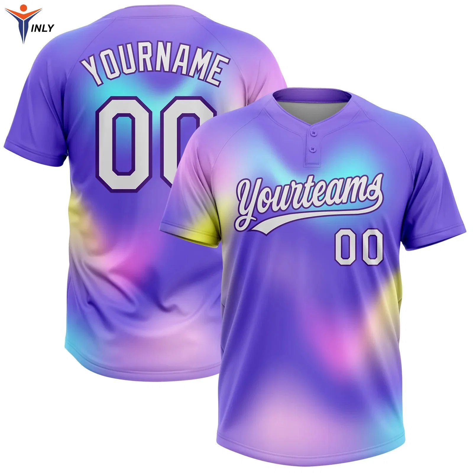 Custom Softball Casual Street Tshirt Sublimated Men Sports Wear Baseball Jersey