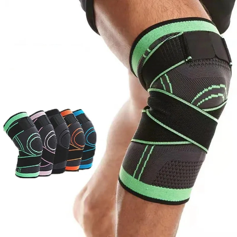 Elastische Neopren Customized Open Patella Sport Kniestütze Brace Scharniert Knieorthese