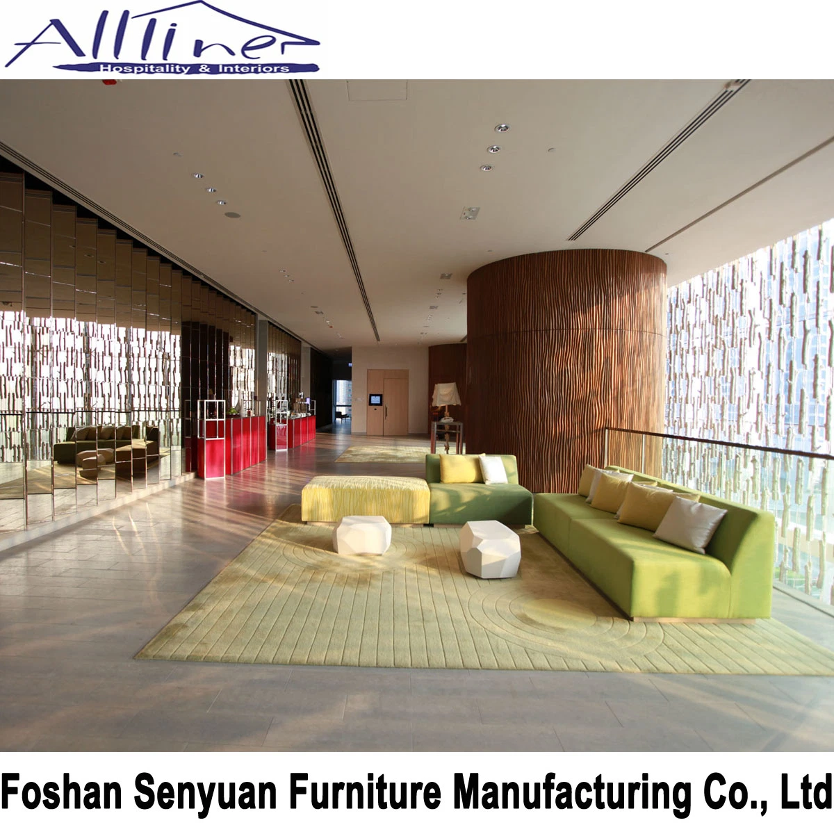 Five-Star Hotel Restaurant Lobby Cafe Sofa Furniture