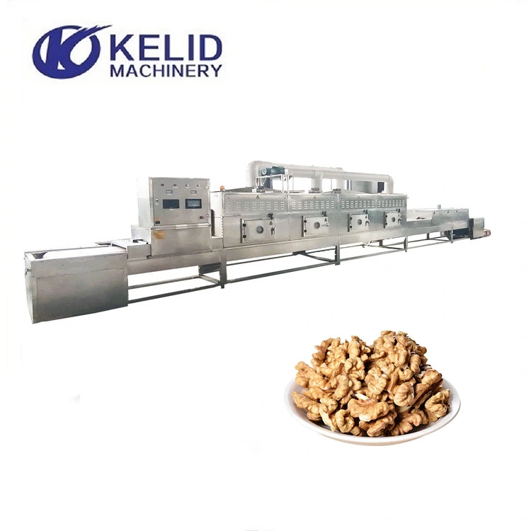 Tunnel Type Microwave Herbs Dryer Flower Tea Sterilization Machine Sesame Dehydrator Plant