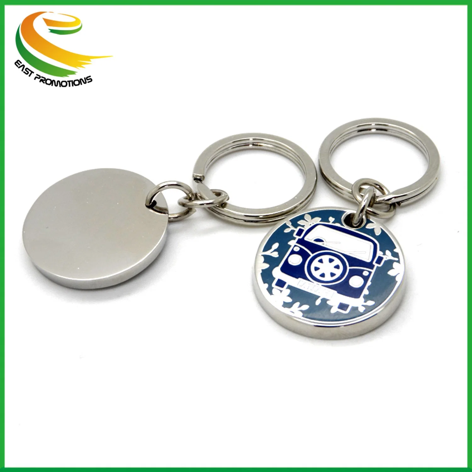 Wholesale Vograce Cheap OEM Custom Cartoon Anime Metal Keychain Blank, Logo Printed Corrosion Enamel Epoxy Keychains as Gift