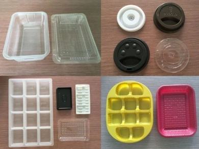 Plastic Pet Lid Bowl Food Container Electronic Components Blister Packaging Making Machine