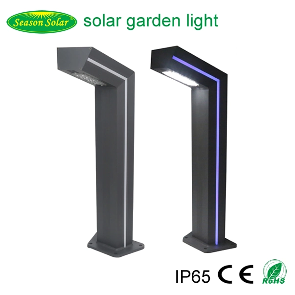 Energiesparende LED-Lampe Pathway wiederaufladbare 6W Solar Garden Solar-Rasenleuchte für den Außenbereich mit LED-Streifenbeleuchtung