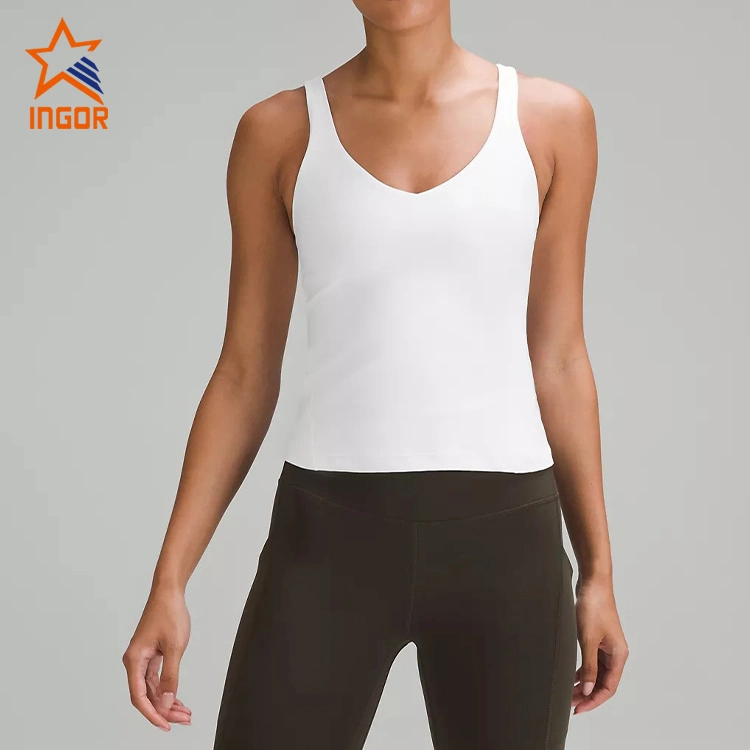 Ingor Sportswear Custom Fitness Apparel Women Activewear Gym Yoga Wear Clothing Tank Top