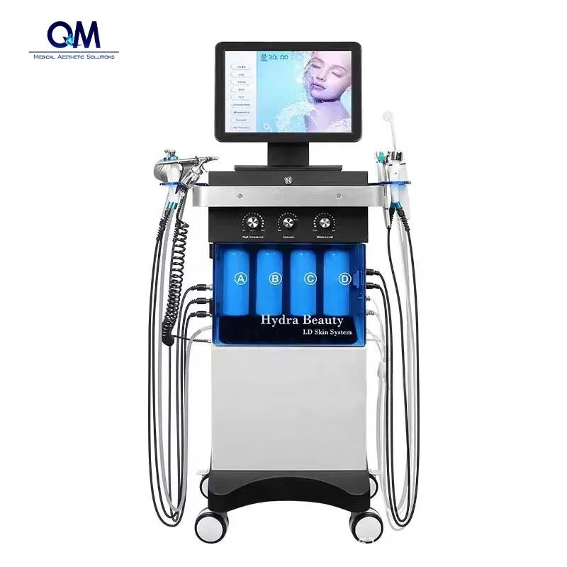 14 in 1 Hydro Facial Machine Skin Peeling Hidrafacial Hydradermabrasion