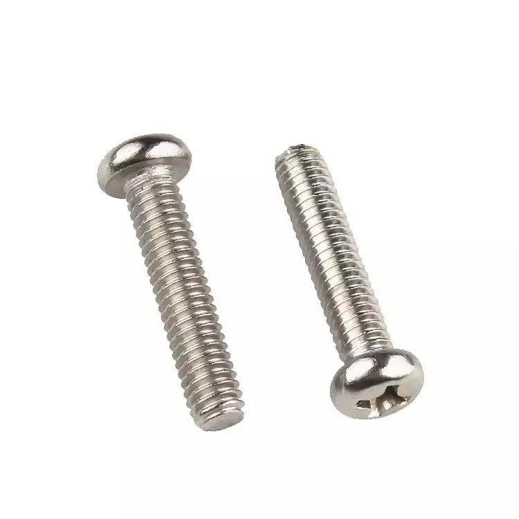 M2m3m4m5m6m8 China Manufacture Stainless Steel Machine Screw Pan Head Screw