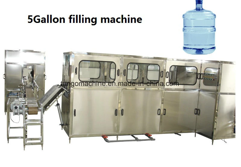 Complete Automatic 5 Gallon Barrel Drinking Water Filling Bottling Machine