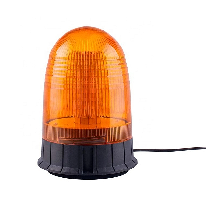 Car Strobe Warning Beacon Light LED Rotate Lamp Amber Emergency Traffic Lights with Magnetic Sucker Base and Cigar DC 12-48V CE