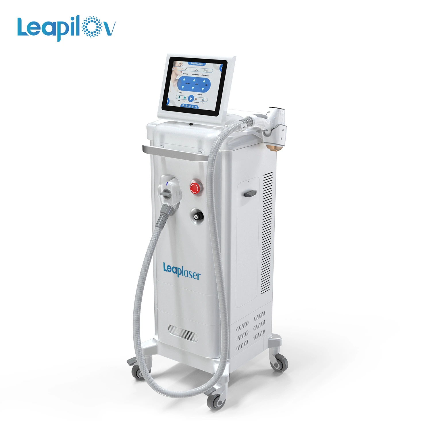 Leapmed Machine Verticale 808nm Équipement de Beauté Épilation Laser à Diode