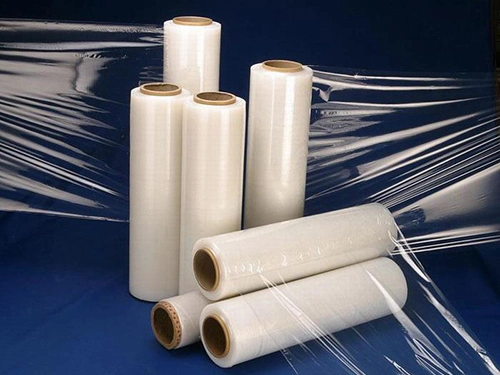 Bedruckte Virgin PP Stretch Film Wrap gute Klebstoff PE Stretch Verpackung von Palettenfolie für den industriellen Einsatz