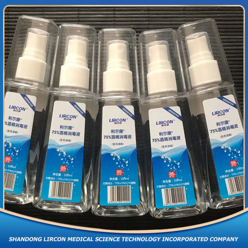 Désinfectant pour les mains 75% alcool désinfectant Spray 100ml anti-Baterial Spray