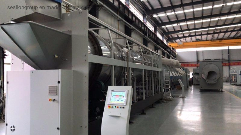 Sea-Lion Tunnel Type Continuous Batch Washer System, Tunnel Washing Machine, Laundry Dragon