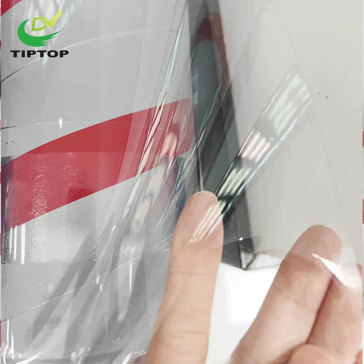 Película de PVC de lámina de plástico transparente tiptop-3 de grosor suave