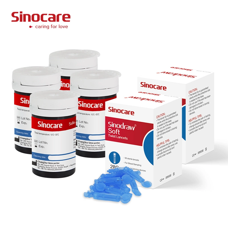 Sinocare Manufacturers Easy Digital Electronic Glucose Meter with CE Approved Blood Glucosemeter