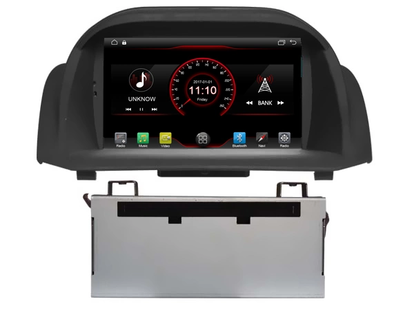 Witson Quad-Core Android 11 coche reproductor de DVD para el Ford Fiesta 2009-2012 Capactive 1024*600 Pantalla