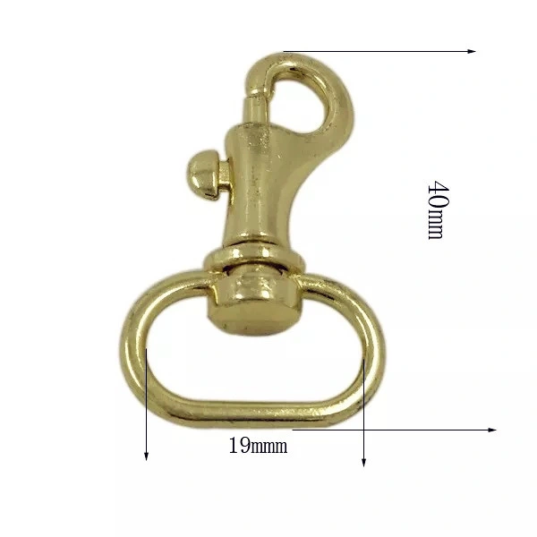 Dongguan Factory Metal Snap Hook Bold Hook Thumb Trigger Hook