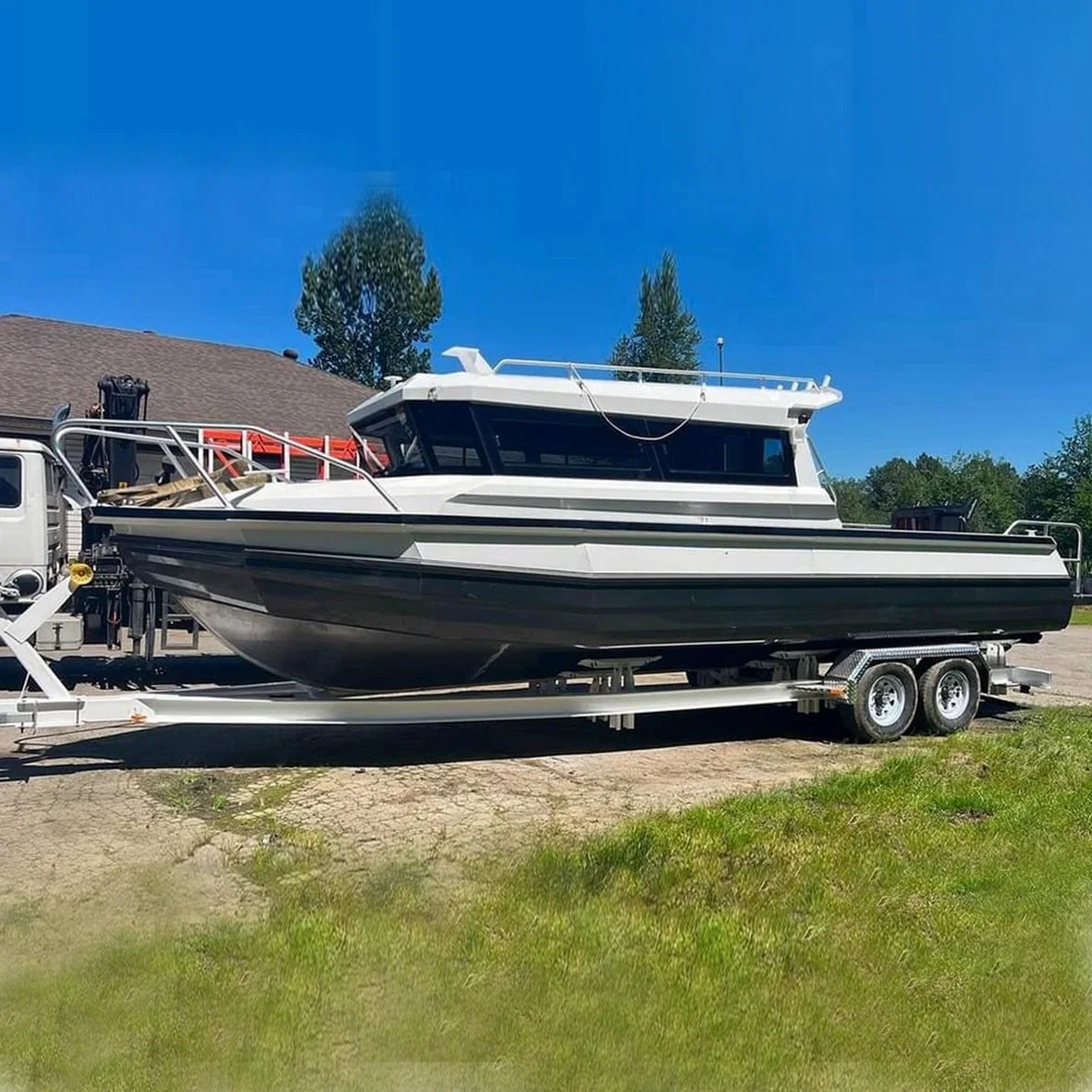 Gospel Factory Verkaufen 30ft Geschwindigkeit Motor Kabine Yacht Boot Angeln Aluminium