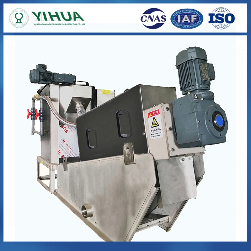 YH 2400*850*1300mm China tratamiento de aguas residuales Equipo de deshidratación de lodos Yhdl-131