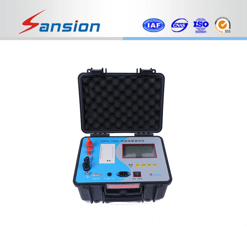 100A 200A 500A High Voltage Circuit Breaker Contact Resistance Tester
