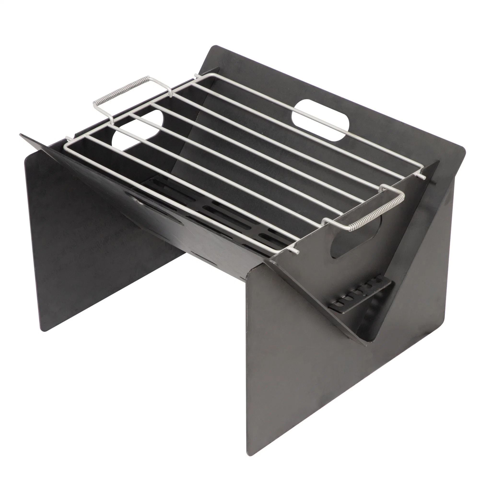 Barbacoa plegable de madera al aire libre fuego ardiente parrilla con Smokelessitem