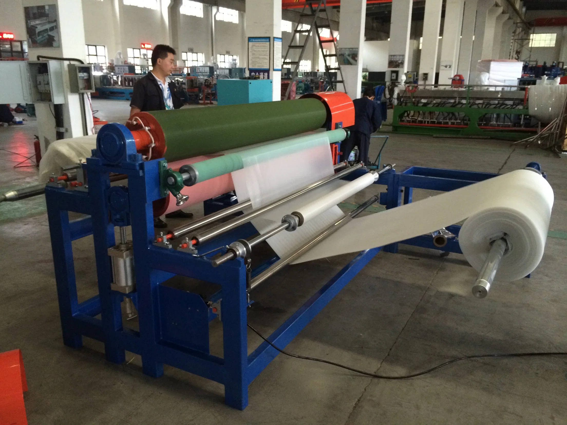 Jc-EPE-FM2000 EPE Foam Sheet/Film Coating Plastic Packing Laminating Machine in India/Thailand/America