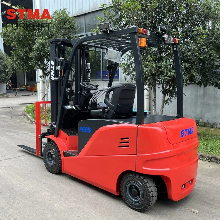 Economical 1500kg 1800kg Capacity Mini Fork Lift Electric Forklift Used in Cold Warehouse with Solid Tires