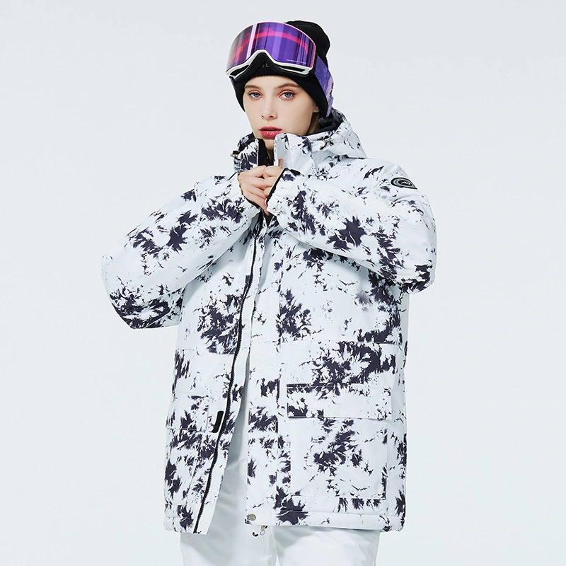 New Men's and Women's Work Style Windproof and Splashproof Ski Suit