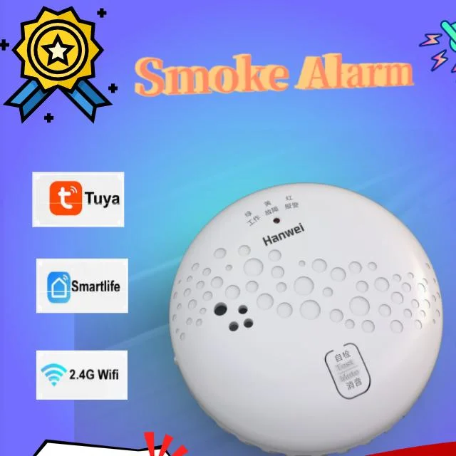 La independencia de la WiFi OEM Tuya de humo fotoeléctricos de alarma de detección de incendios alarma óptica dual