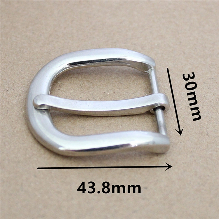 30mm Fashion Design Semicircular Arc Metal Pin Buckle Casual Belt Buckle