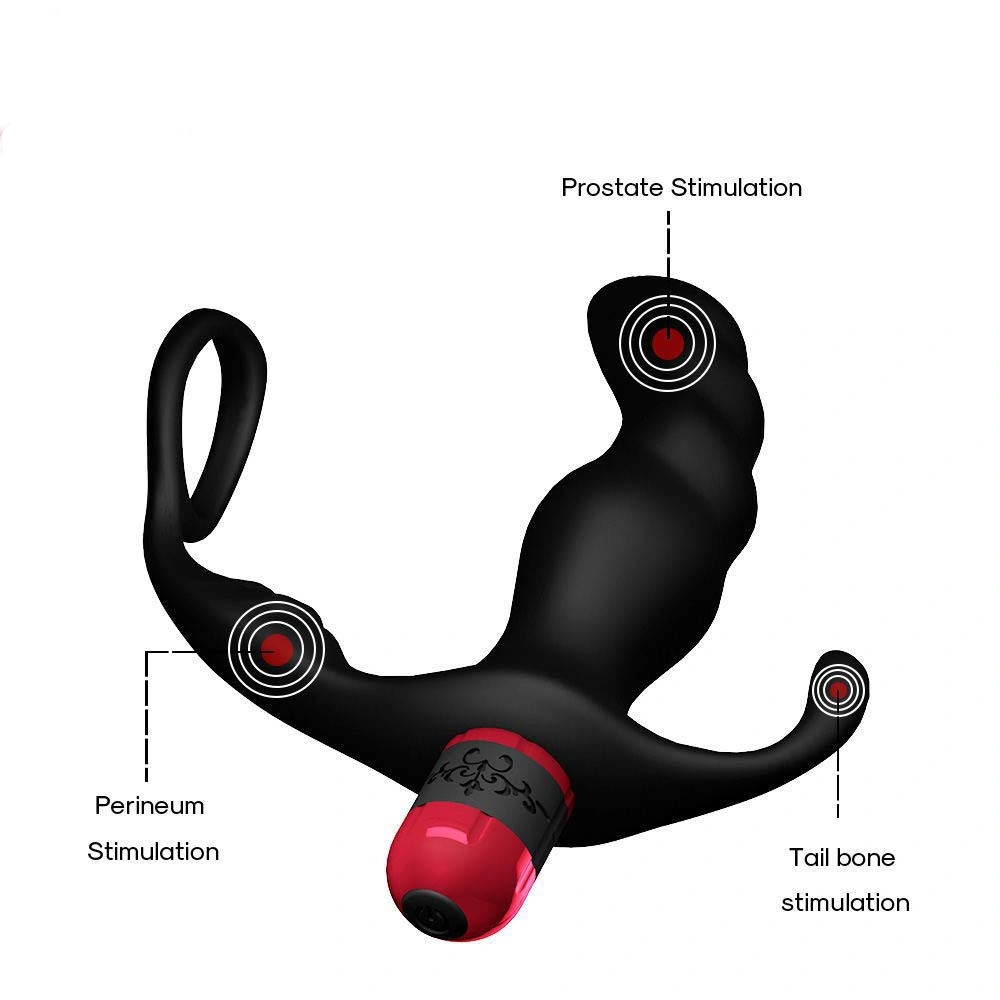 Vibrador Masajeador de prostata remoto Plug Anal Juguetes sexuales para hombres de la próstata masajeador plug anal G-Spot la estimulación Anal Beads