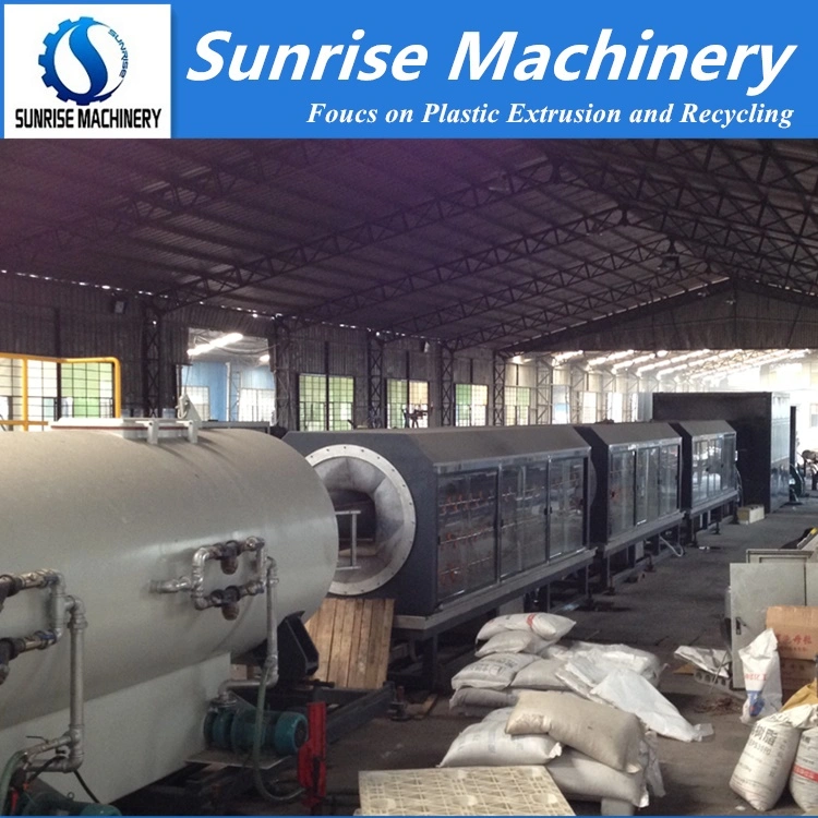 PP PE PPR Pipe Making Line / Single Screw Extruder / Conduit Pipe