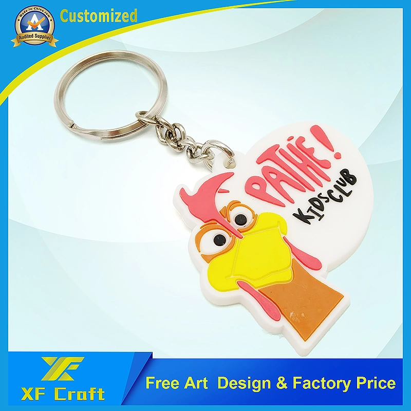 Günstige personalisierte Souvenir Geschenk Kunststoff weich PVC Acryl Schlüssel Kette Werbegeschenk Seestern Schlüsselhalter mit beliebiges Logo (KC-P25)