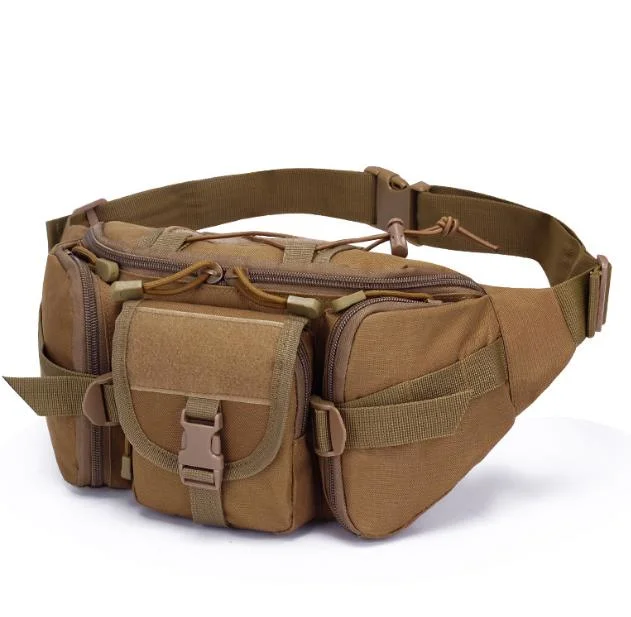 Outdoor Hiking Running Camouflage Tactical Waterproof Hip Belt Pouch Waist Bag