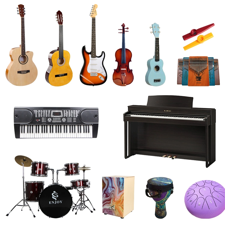 Colorful 6 String Musical Instrument Folk Beginner Student Plywood 41inch Acoustic Guitar