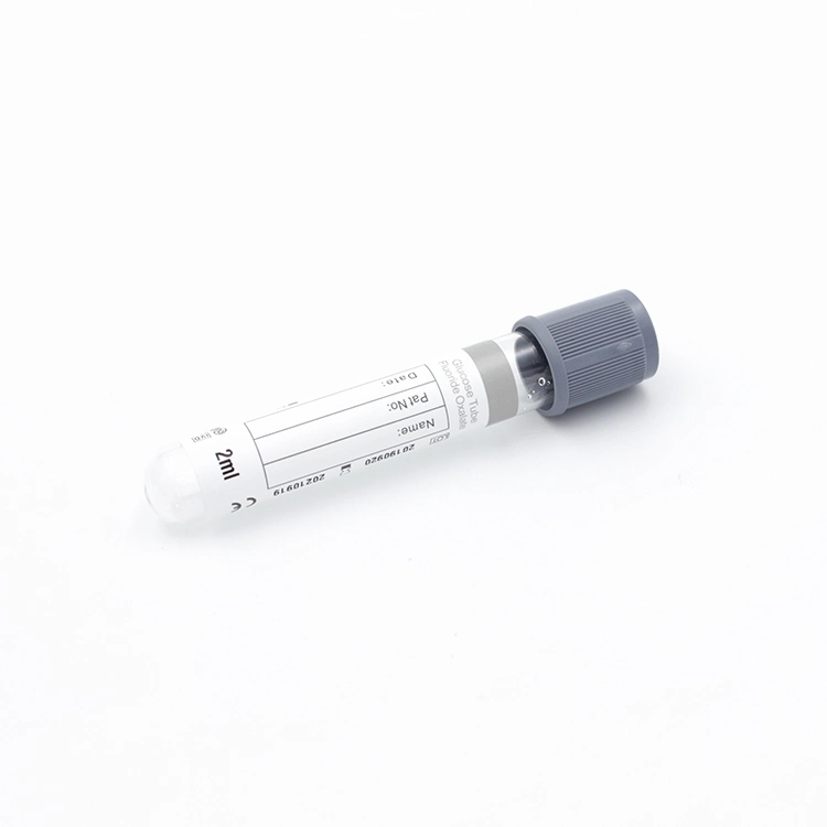 Grey Cap Glucose Vacuum Blood Collection Tube