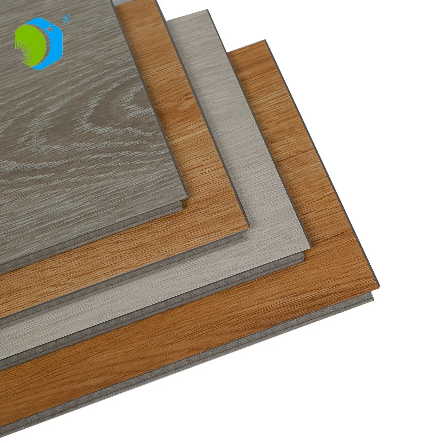 Madera apariencia impermeable Suelo interior Madera textura plástico rígido núcleo 4,2mm LVT WPC Click Lock Pisos 100% SPC Pisos de vinilo Fuente de alimentación del fabricante