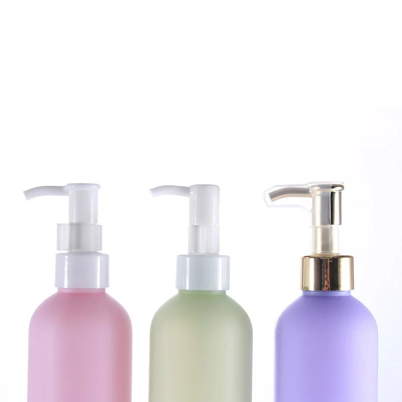 300ml Green Purple Pink Plastic Pump Lotion Bottle