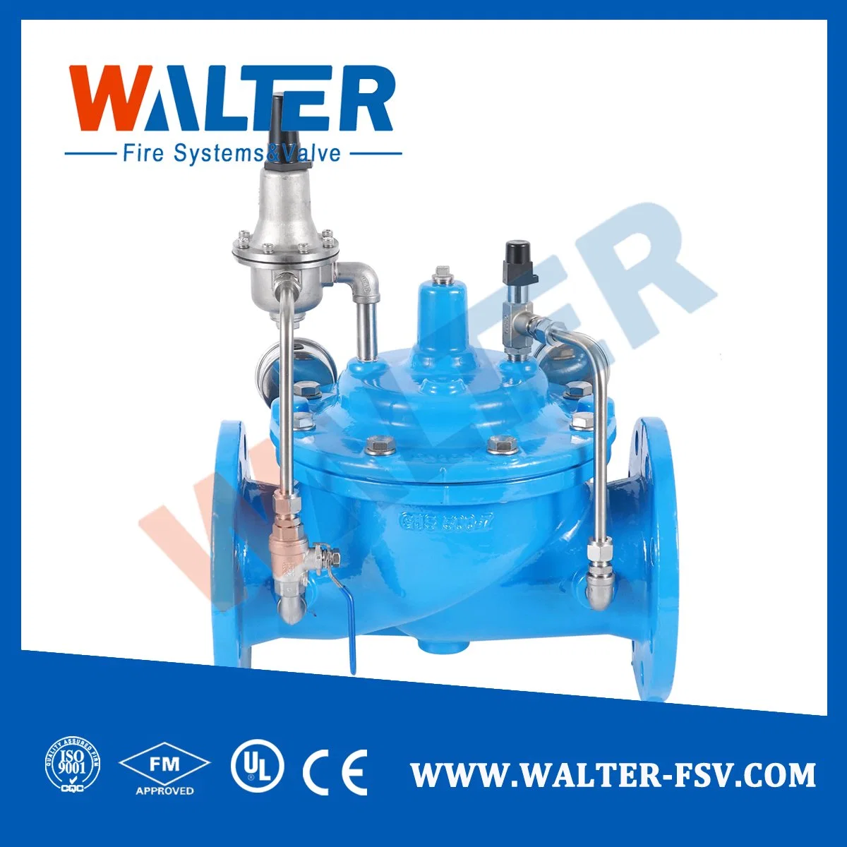 Residential Area Drinking Water Pipe Fittings Pressure Reducing Valve