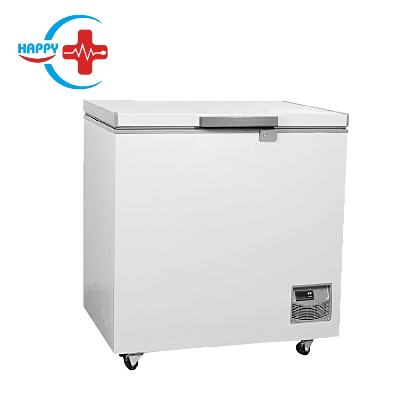 Hc-P018 Factory Price -40 Degree Temperature Horizontal Refrigerator 100L Medical Freezer Used