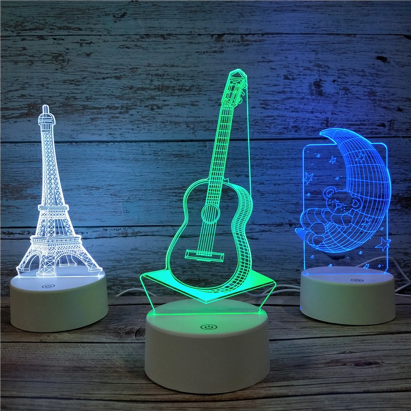 Light up Festival Holiday Light Indoor Decoration Acrylic Display Stand