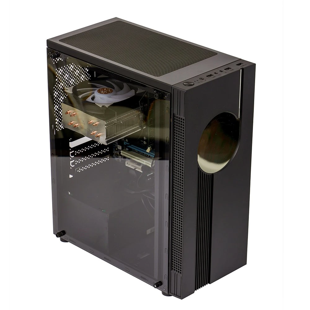 in Stock Hy-049 Black ATM Computer Case Desktop PC Case